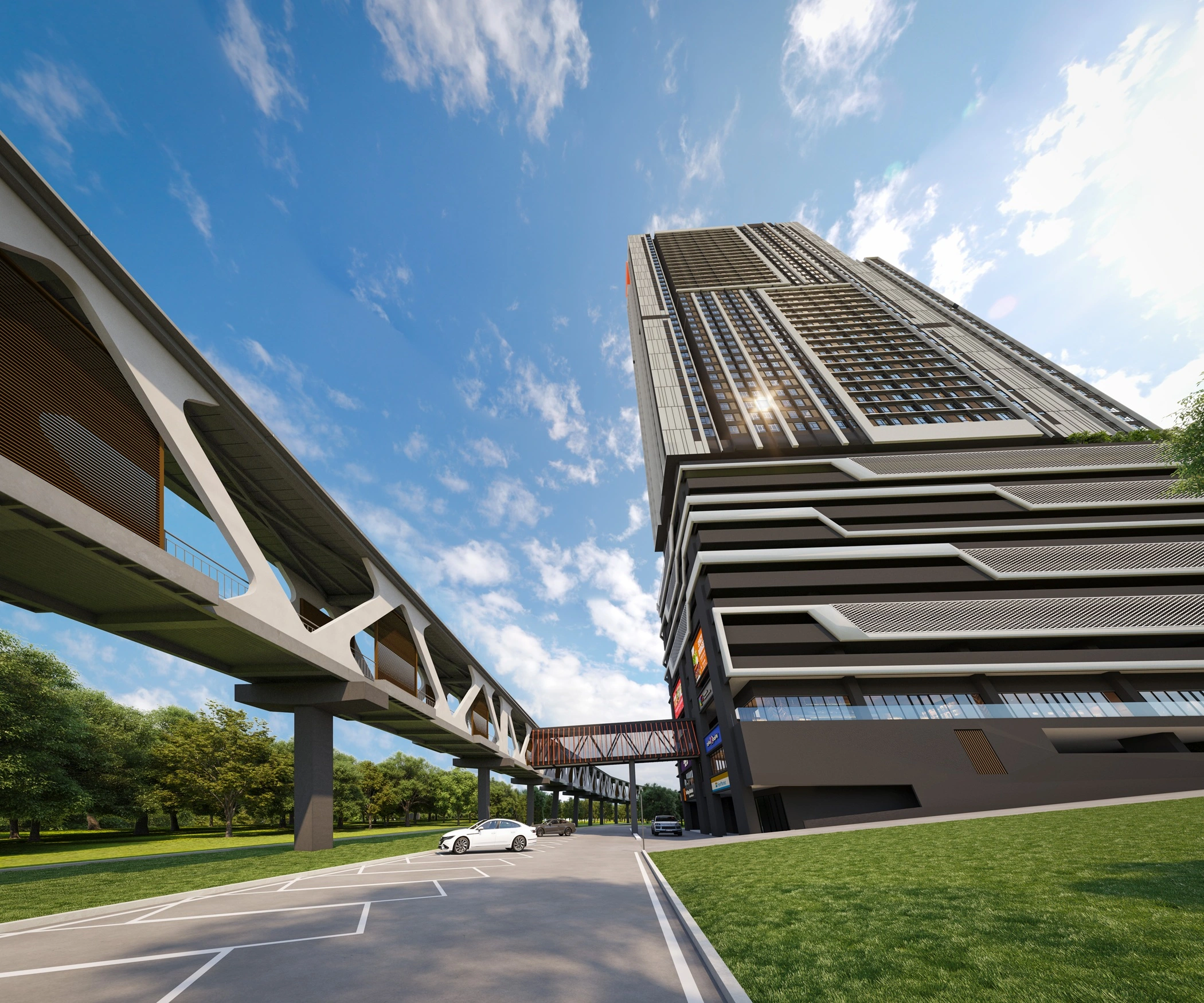 Transit-oriented lifestyle at CTC SkyOne in Bukit Chagar