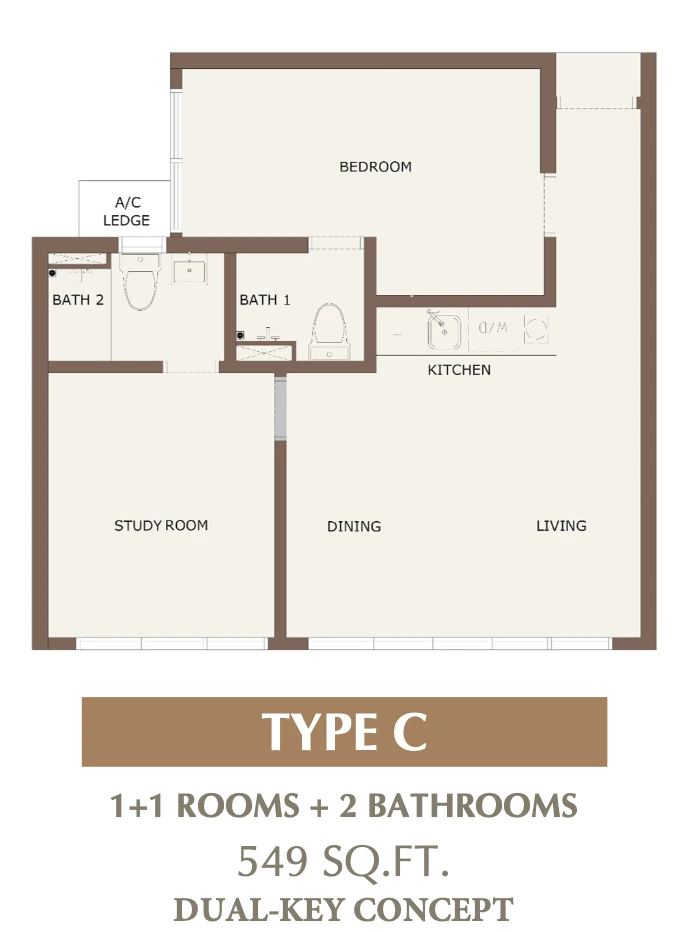 CTC SkyOne Type C Floor Plan